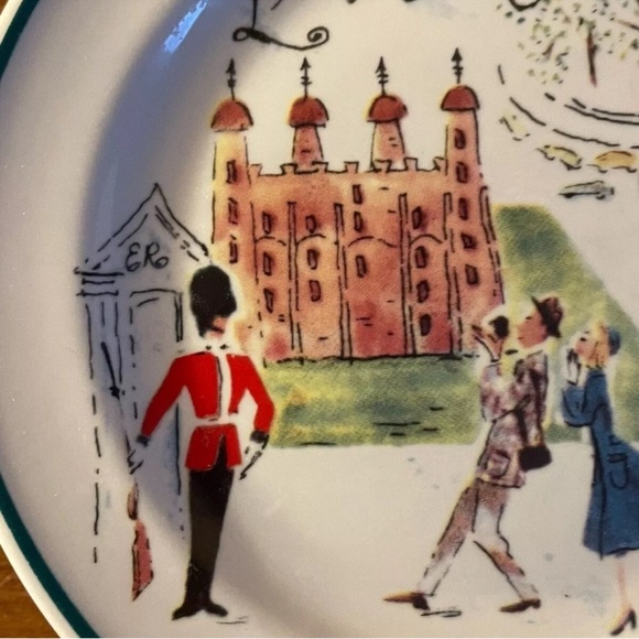 Rosanna Vintage Rare London Scene Vintage Plate - Picture 5 of 5